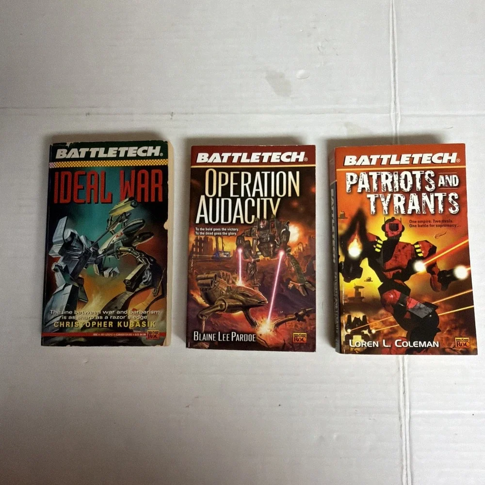 BATTLETECH Series Lot of 9‎ Set of Vintage Paperback PB Books 1st Printings